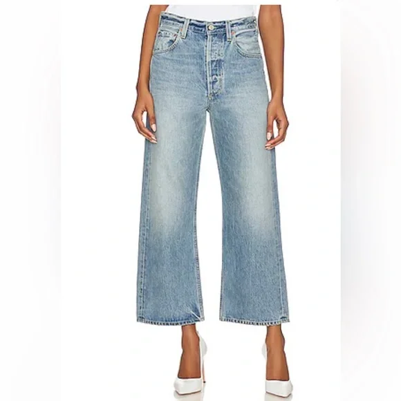 Citizens of Humanity Gaucho Vintage Wide Leg in Sodapop Light Blue Women Sz 31 - Picture 2 of 13